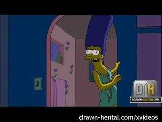 Simpsons Ενήλικος βίντεο - Ενήλικος βίντεο νύχτα